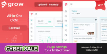 Grow CRM - Laravel Project Management