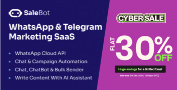 SaleBot - WhatsApp And Telegram Marketing SaaS - ChatBot & Bulk Sende