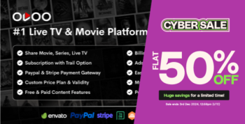 OVOO - Live TV & Movie Portal CMS with Membership System