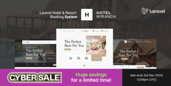 Miranda - Laravel Hotel & Resort Multilingual Booking System