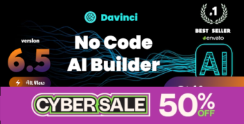 DaVinci AI - OpenAI Content, Text, Image, Voice, Chat, Code, Transcript, and Video Generator as SaaS