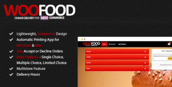 WooFood - Food Ordering Plugin (Delivery & Pickup) for WordPress