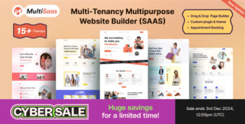 MultiSaas - Multi-Tenancy Multipurpose Website Builder (Saas)