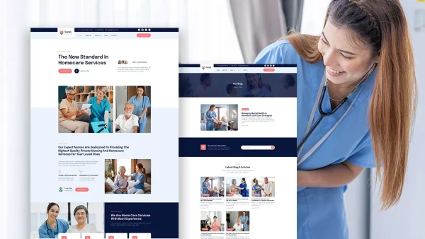 Carez – In-home Care & Private Nursing Agency Elementor Template Kit