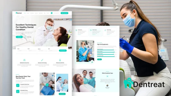 Dentreat – Dentist Clinic Elementor Template Kit