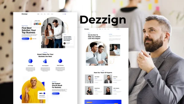 Dezzign – Design Agency & Business Elementor Template Kit