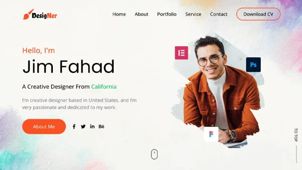 Designer – Creative Portfolio Elementor Template Kit