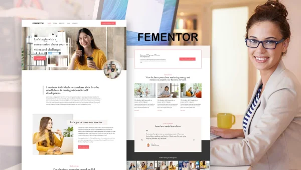 Fementor – Business Coach Elementor Template Kit