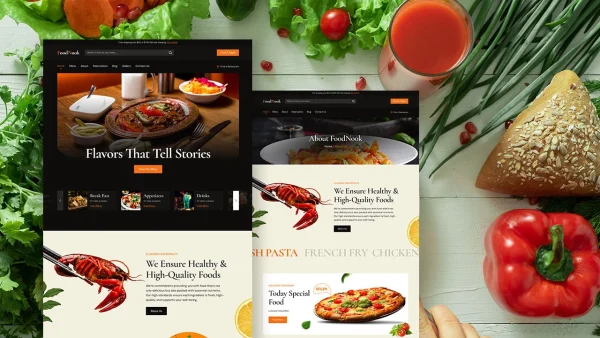 FoodNook – Restaurant & Cafe Elementor Template Kit