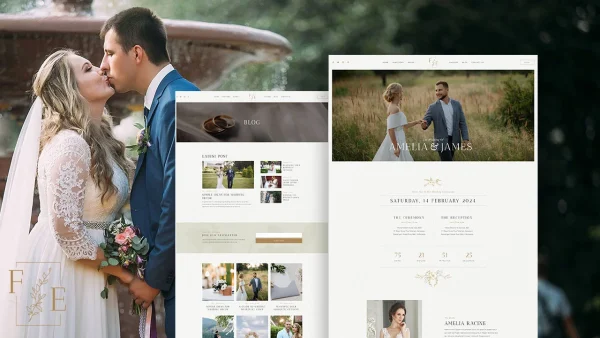 Forever – Wedding Invitation Elementor Template Kit