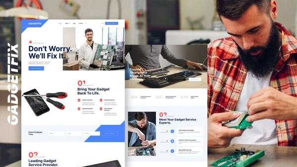 GadgetFix – Mobile & Computer Repair Elementor Template Kit