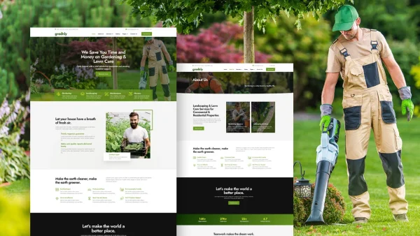 Greenly – Landscape & Gardening Elementor Template Kit