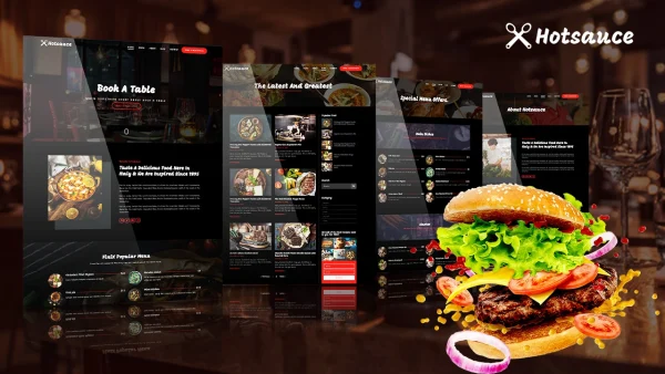 HotSauce – Restaurant & Cafe Elementor Template Kit