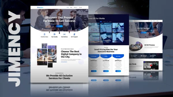 Jimency – Creative Agency Elementor Template Kit
