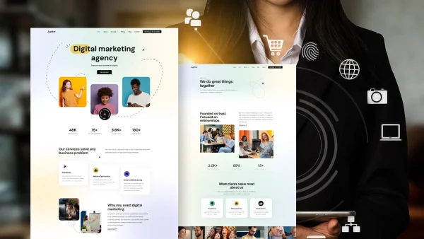 Jupiter – Digital Marketing Agency Elementor Template Kit