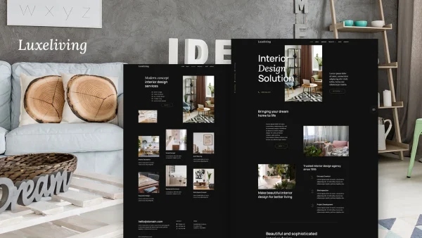 LuxeLiving – Architecture & Interior Design Elementor Template Kit