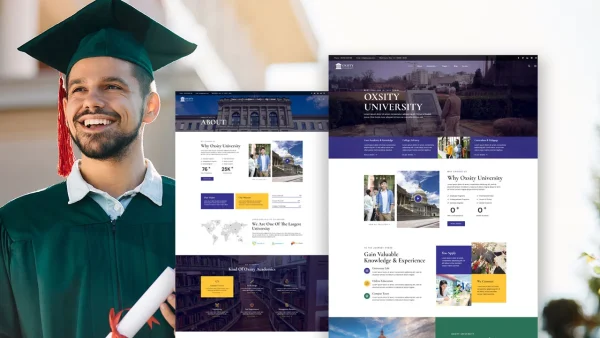 Oxsity – College & University Elementor Template Kit