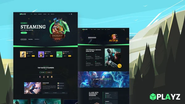 PlayZ – eSports and Gaming NFT Elementor Template Kit