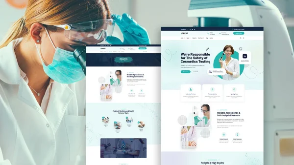 Quest – Laboratory & Research Elementor Template Kit