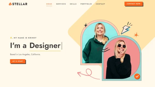 Stellar – Creative Personal Portfolio Elementor Template Kit