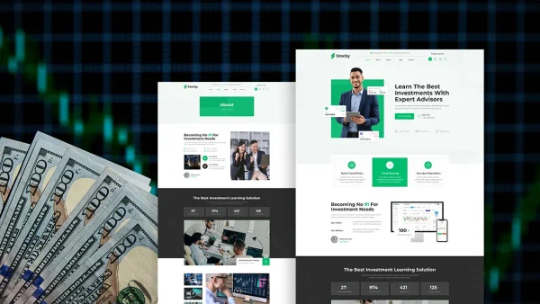 Stocky – Stock Advisor & Investment Elementor Template Kit