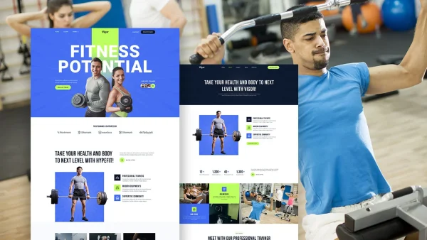 Vigor – Personal Trainer & Fitness Elementor Template Kit
