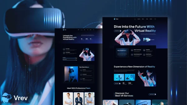 VRev – Virtual Reality Services Elementor Template Kit