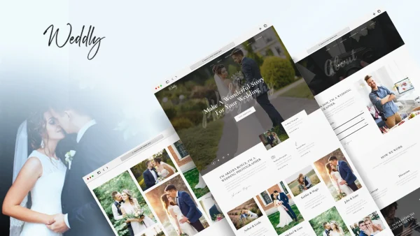 Weddly – Wedding Photography Elementor Template Kit