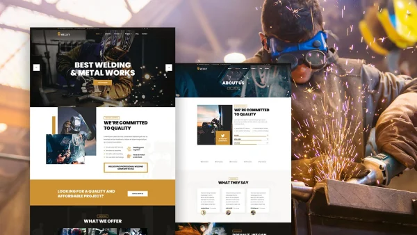 Weldy – Metal & Welding Services Elementor Template Kit
