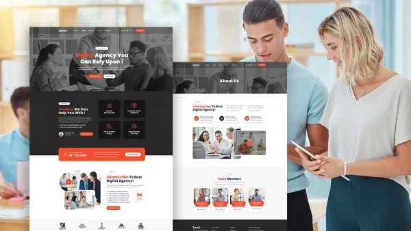 Zenix – Creative Business & Digital Agency Elementor Template Kit