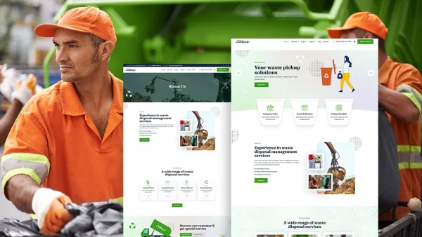 BinUp – Waste Pickup & Disposal Services Elementor Template Kit