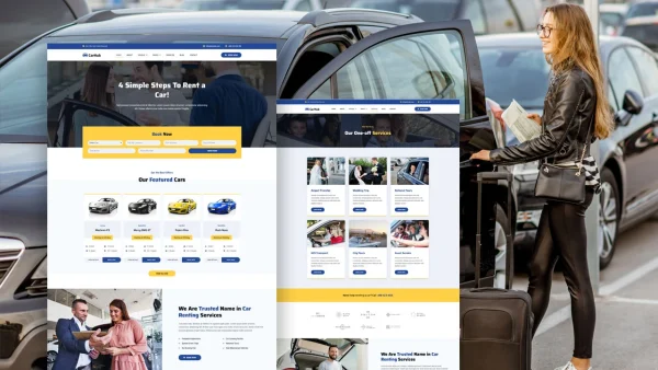 CarHub – Car Rental Elementor Template Kit