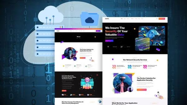 Cyberly – Cyber Security Services Elementor Template Kit