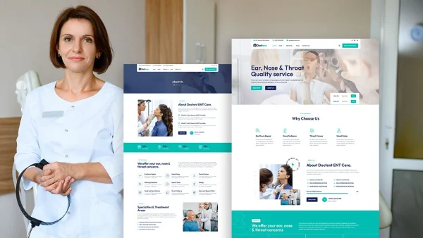 Doctone – Otolaryngologist, ENT Doctor Elementor Template Kit