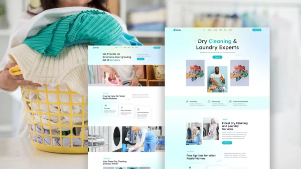 Neatly – Laundry & Dry Cleaning Elementor Template Kit