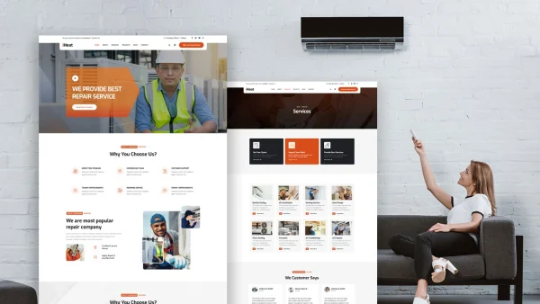 iHeat – AC Servicing Elementor Template Kit