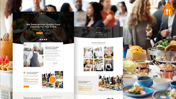 Kater – Catering Services Elementor Template Kit