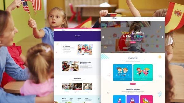 KidCare – Kindergarten, Kids & Child Care Elementor Template Kit