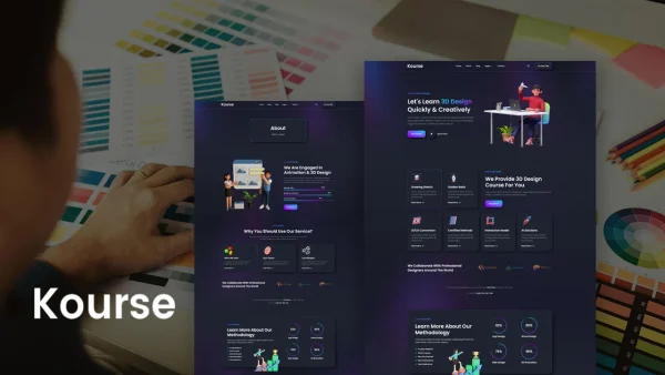 Kourse – Design Online Courses Elementor Template Kit