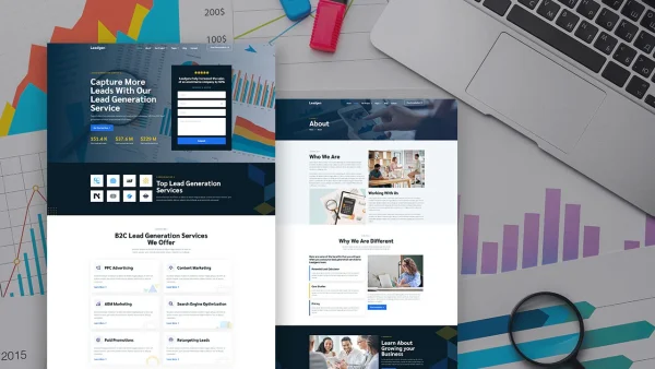 LeadGen – Lead Generation & Sales Services Elementor Template Kit