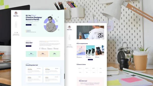 Moxie – Creative Personal Portfolio Elementor Template Kit