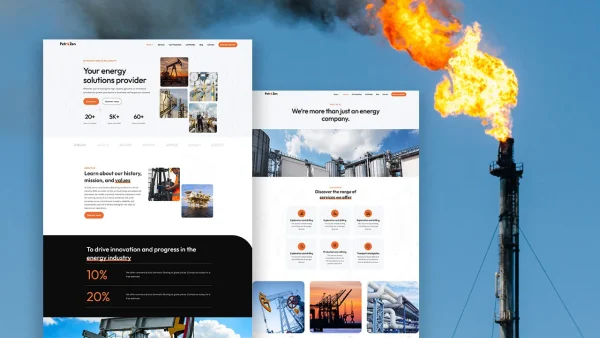 PetroZen – Oil & Gas Industry Elementor Template Kit