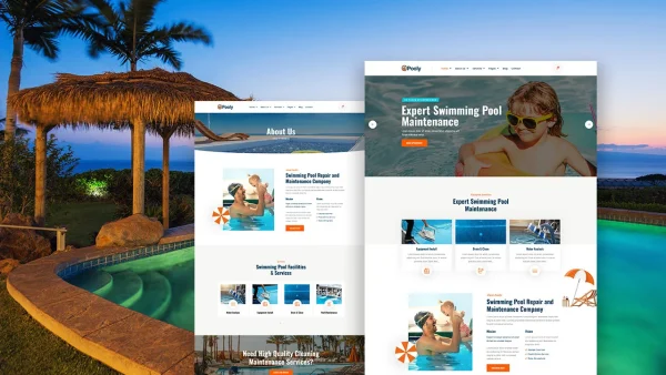 Pooly – Swimming Pool Cleaning & Renovation Elementor Template Kit