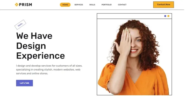Prism – Creative Personal Portfolio Elementor Template Kit