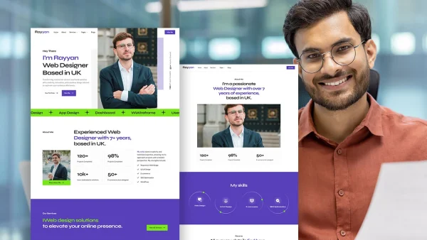 Rayyan – Web Designer Portfolio Elementor Template Kit