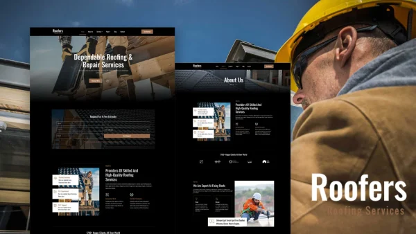Roofers – Roofing Services Elementor Template Kit