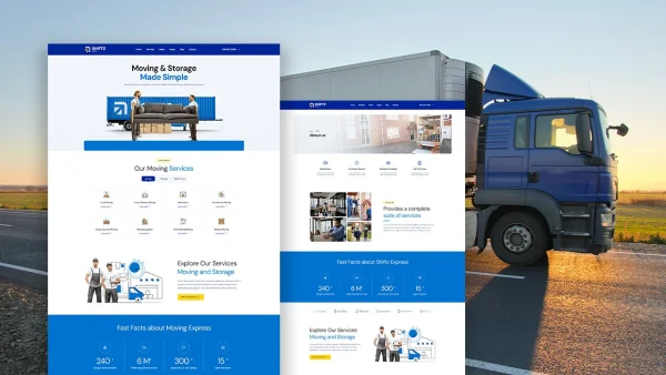Shiftz – Moving & Storage Company Elementor Template Kit
