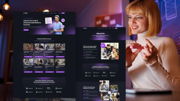 Skillio – IT Online Course Education Elementor Template Kit