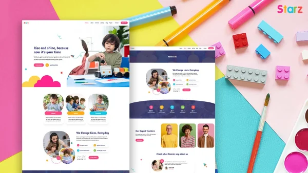 Starz – Kindergarten & School Elementor Template Kit