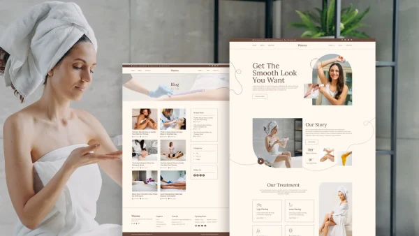 WaxMe – Waxing Salon Elementor Template Kit